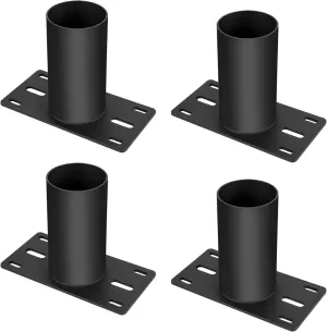 4PCS Slip Fitter Adapter| Slip Fitter Adaptor Brackets Transform The Slip Fitter into Arm Mounting| Tenon Adapter for Outdoor Flood Lights,Parking Lot Lights,Shoebox Light Fixture