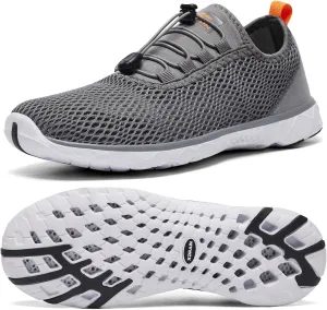 ALEADER Men's Stylish Water Shoes, Quick-Dry Xdrain Water Sneakers, Lightweight & Comfort Footed