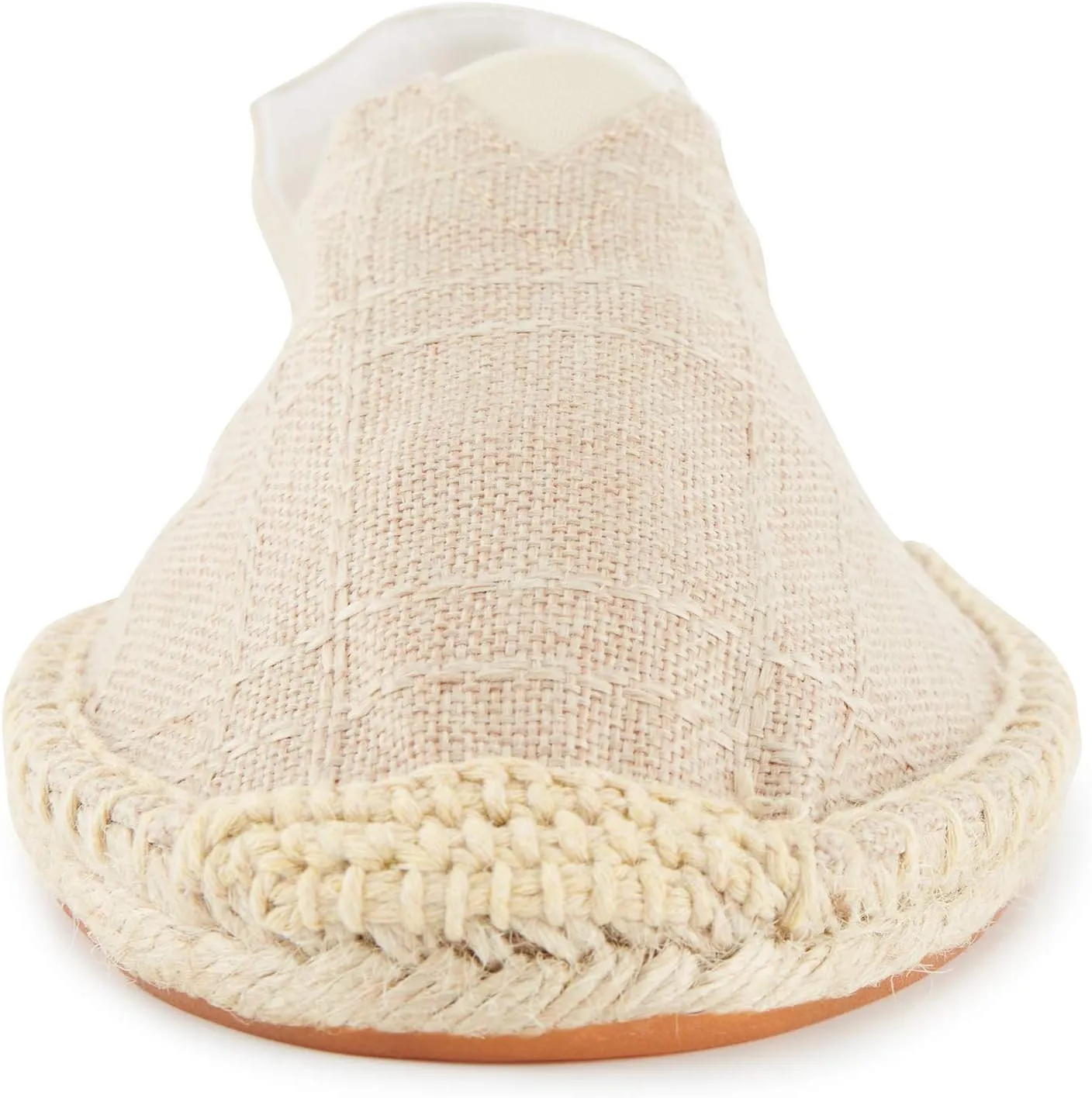 Alexis Leroy Men's Closed Toe Canvas Slip on Flat Espadrille Shoes