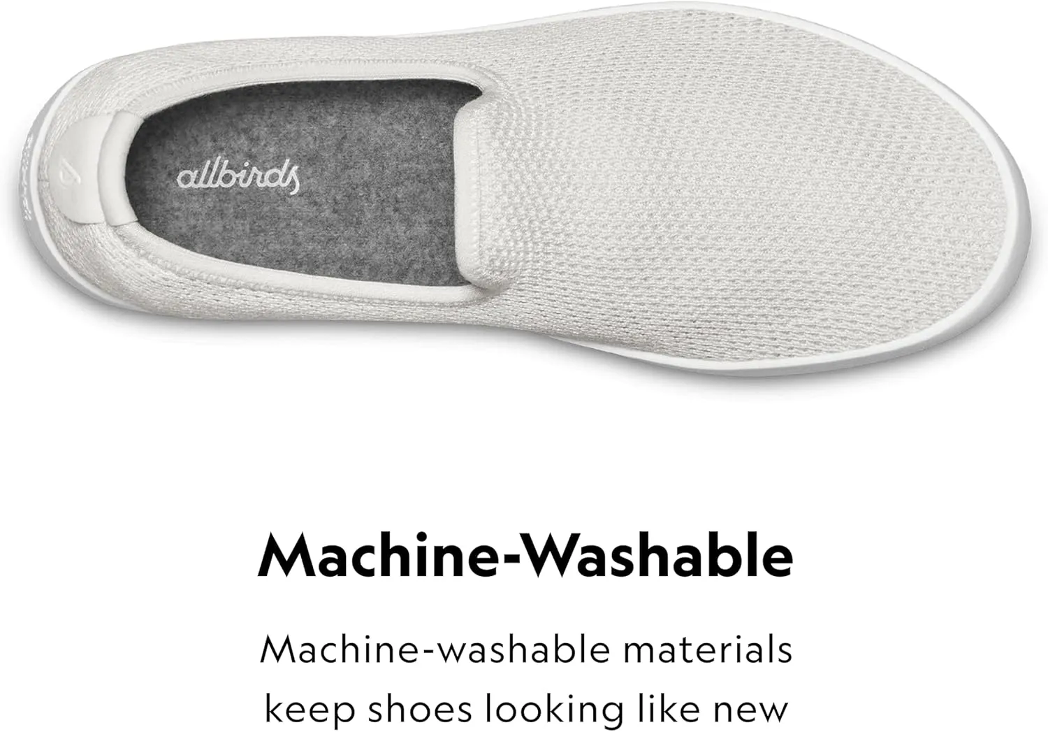 Allbirds Women’s Tree Loungers Everyday Slip-On Sneakers, Machine Washable Shoe Made with Natural Materials