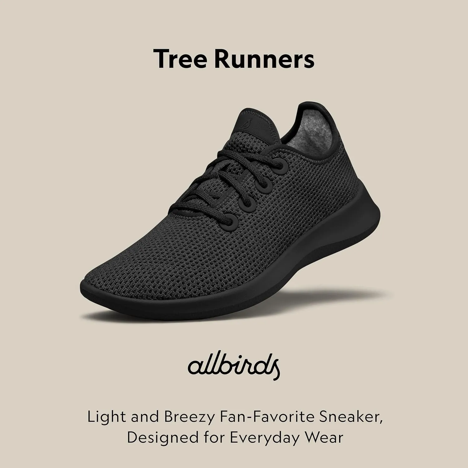 Allbirds Women’s Tree Runners Everyday Sneakers, Machine Washable Shoe Made with Natural Materials