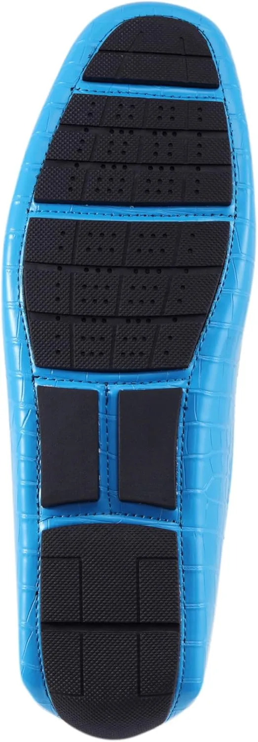 Amali Cola - Driving Moccasins for Men – Mens Slip On Loafers, Moccasins, Slip-on Dress Shoes - Driving Loafers with Matching Color Bit