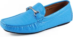 Amali Cola - Driving Moccasins for Men – Mens Slip On Loafers, Moccasins, Slip-on Dress Shoes - Driving Loafers with Matching Color Bit