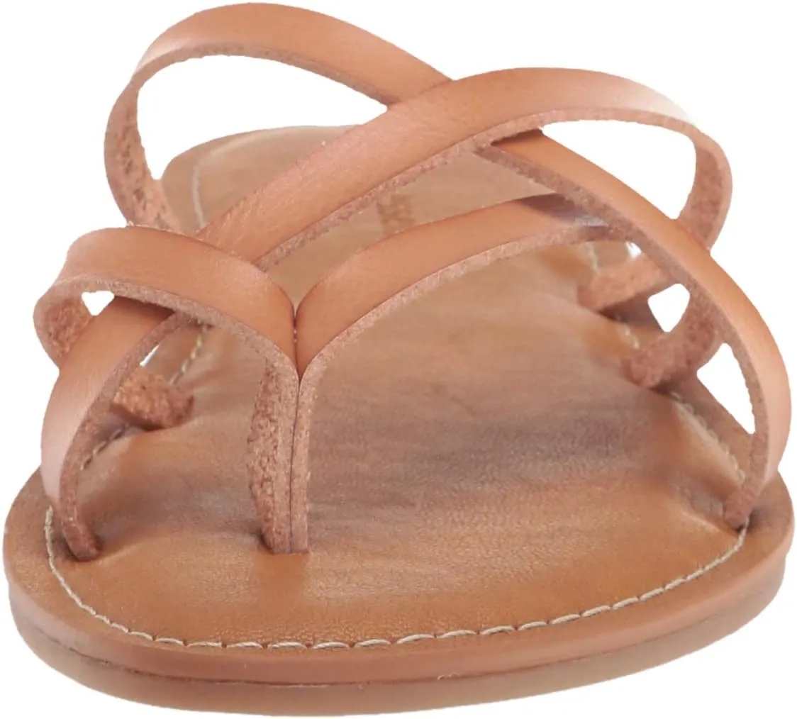 Amazon Essentials Women's Strappy Slide Flat Sandal