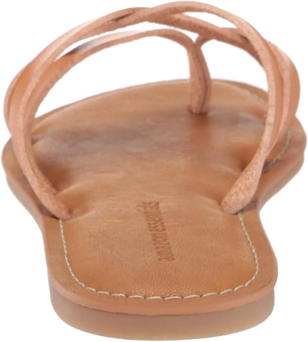 Amazon Essentials Women's Strappy Slide Flat Sandal