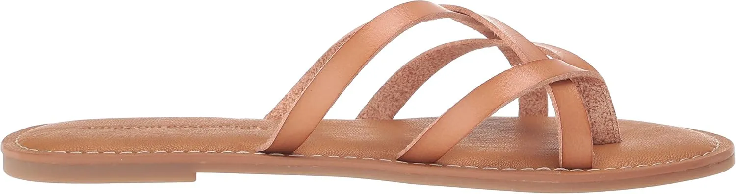Amazon Essentials Women's Strappy Slide Flat Sandal