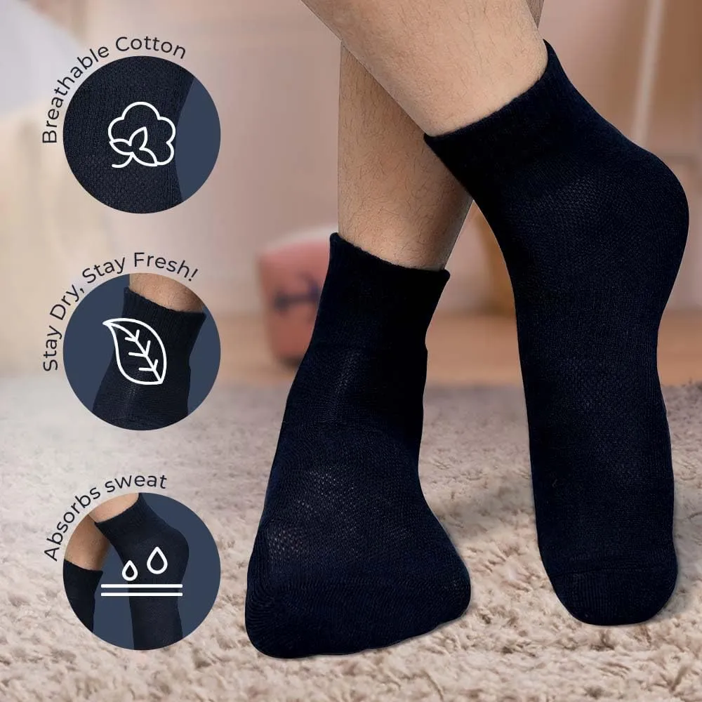 Ankle Socks for Men|Sneaker Socks Breathable Socks for Loafers|Athletic Running Socks Gym Everyday Sock|6 Pairs