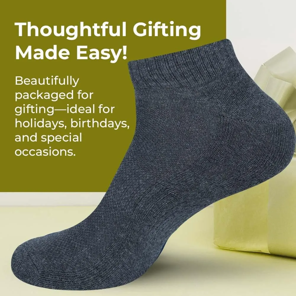 Ankle Socks for Men|Sneaker Socks Breathable Socks for Loafers|Athletic Running Socks Gym Everyday Sock|6 Pairs