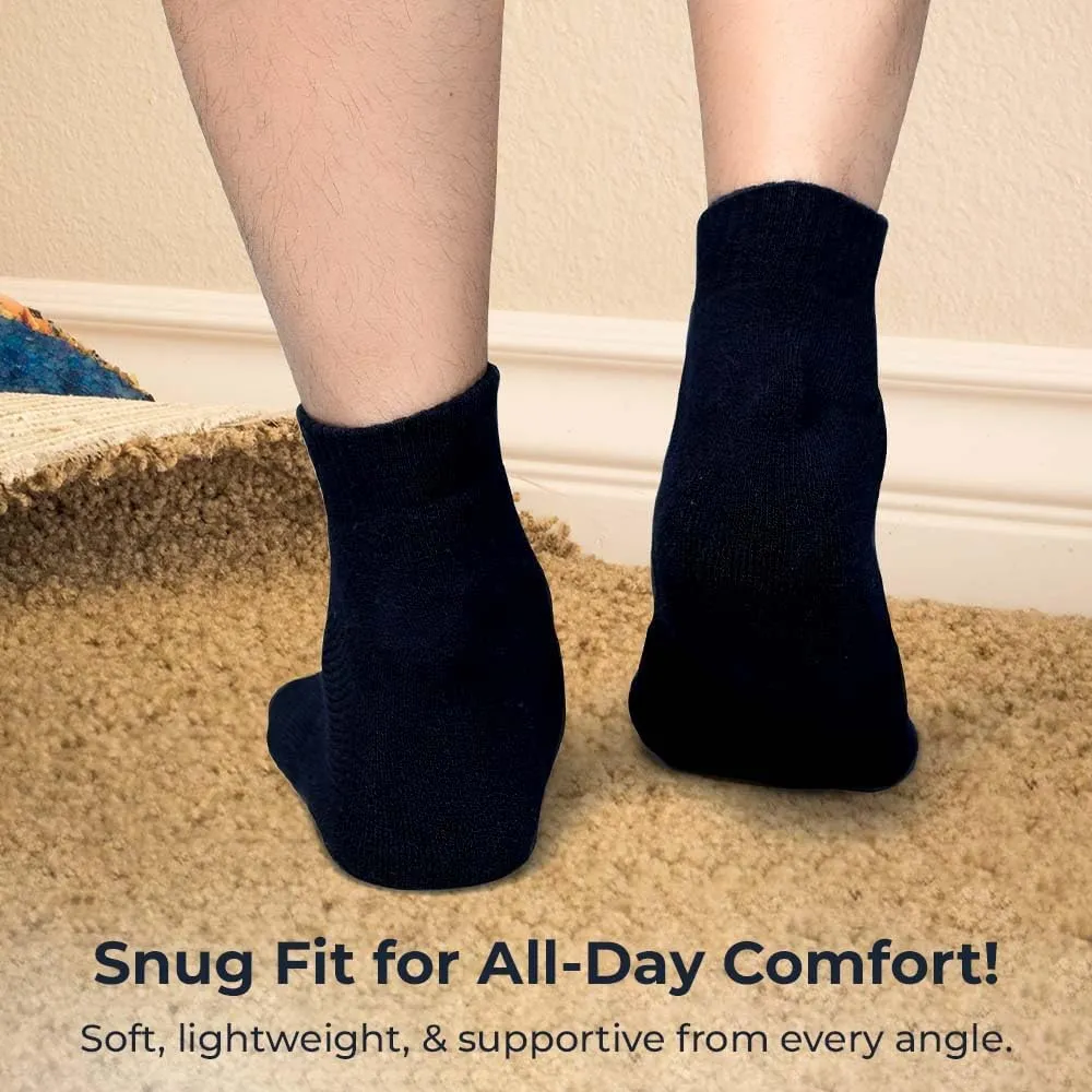 Ankle Socks for Men|Sneaker Socks Breathable Socks for Loafers|Athletic Running Socks Gym Everyday Sock|6 Pairs