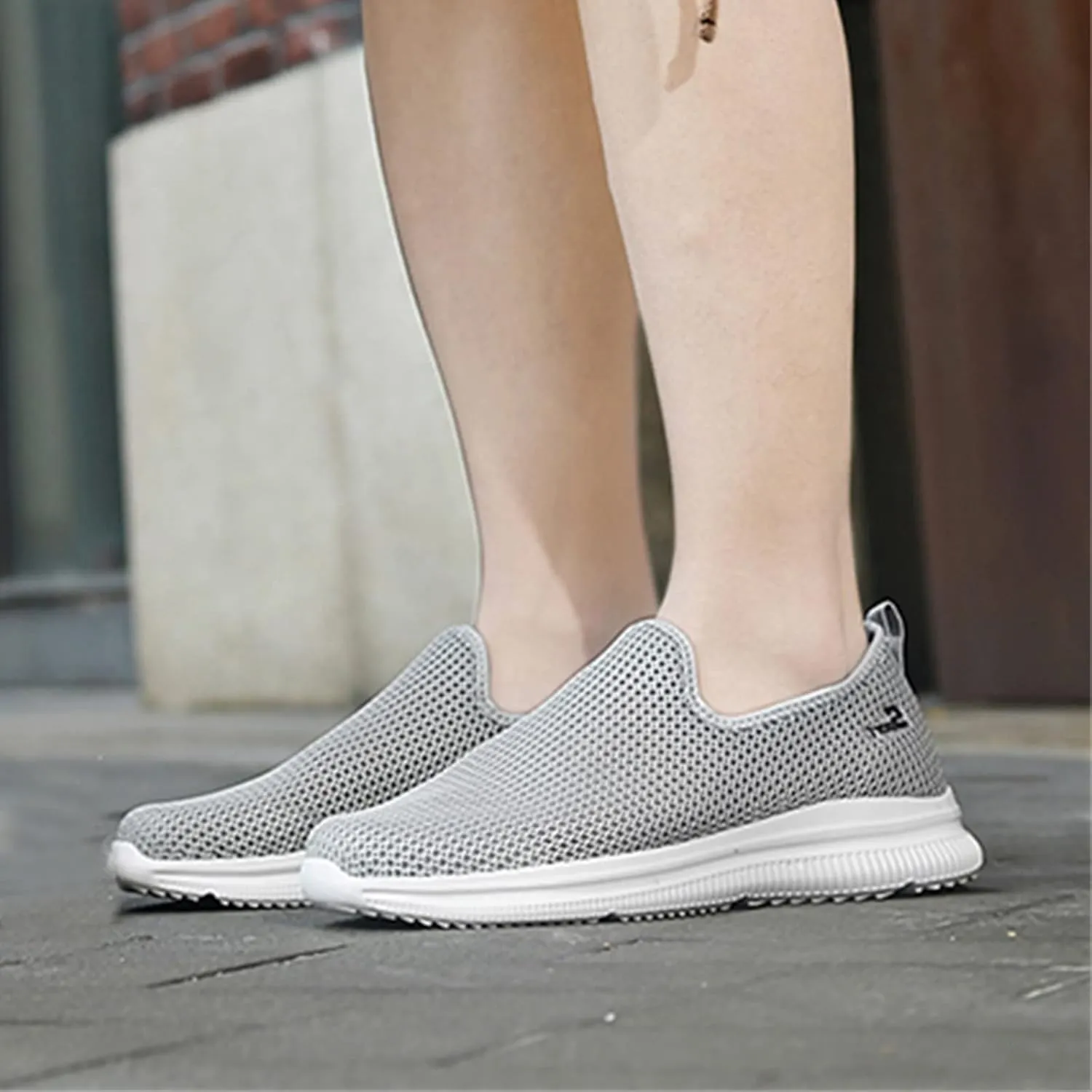 Arch Support Hiking Shoes for Men Slip-On Comfortable Light-Weight Shoe Comfortable & Light-Weight Stretch Shoes