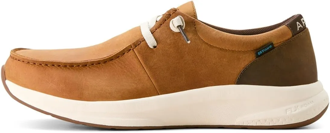 ARIAT Mens Buckeye Waterproof Slip On Casual Shoes - Brown