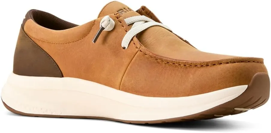 ARIAT Mens Buckeye Waterproof Slip On Casual Shoes - Brown