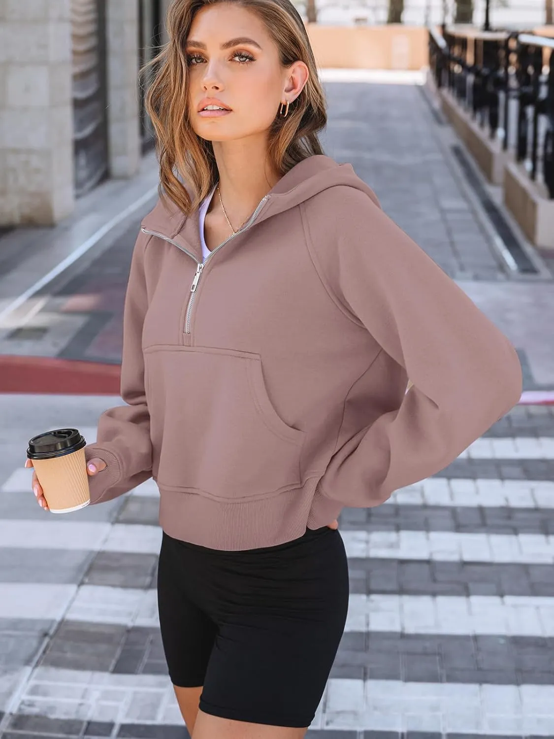 AUTOMET Womens Hoodies Fleece Fall Fashion Outfits Workout Sweatshirts Winter Jackets Oversized Pullover Tops Clothes 2025