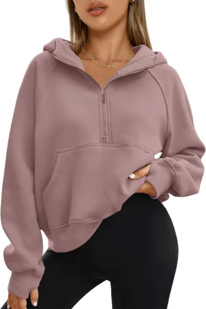 AUTOMET Womens Hoodies Fleece Fall Fashion Outfits Workout Sweatshirts Winter Jackets Oversized Pullover Tops Clothes 2025