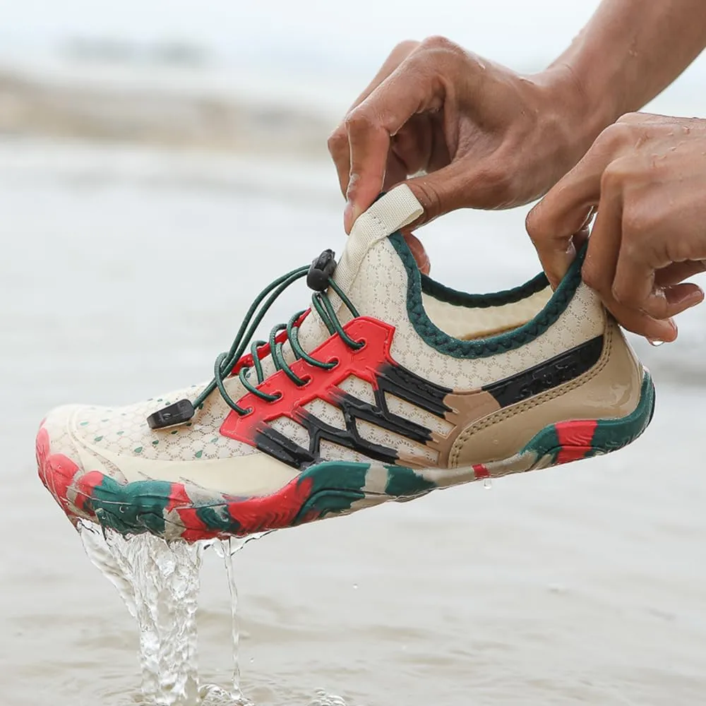 Barefoot Water Shoes for Women Men, Barefoot Shoes with Wide Toe Box, Non-Slip & Quick Dry Breathable Beach Pool Aqua Swim Surf Hiking Walking Shoes