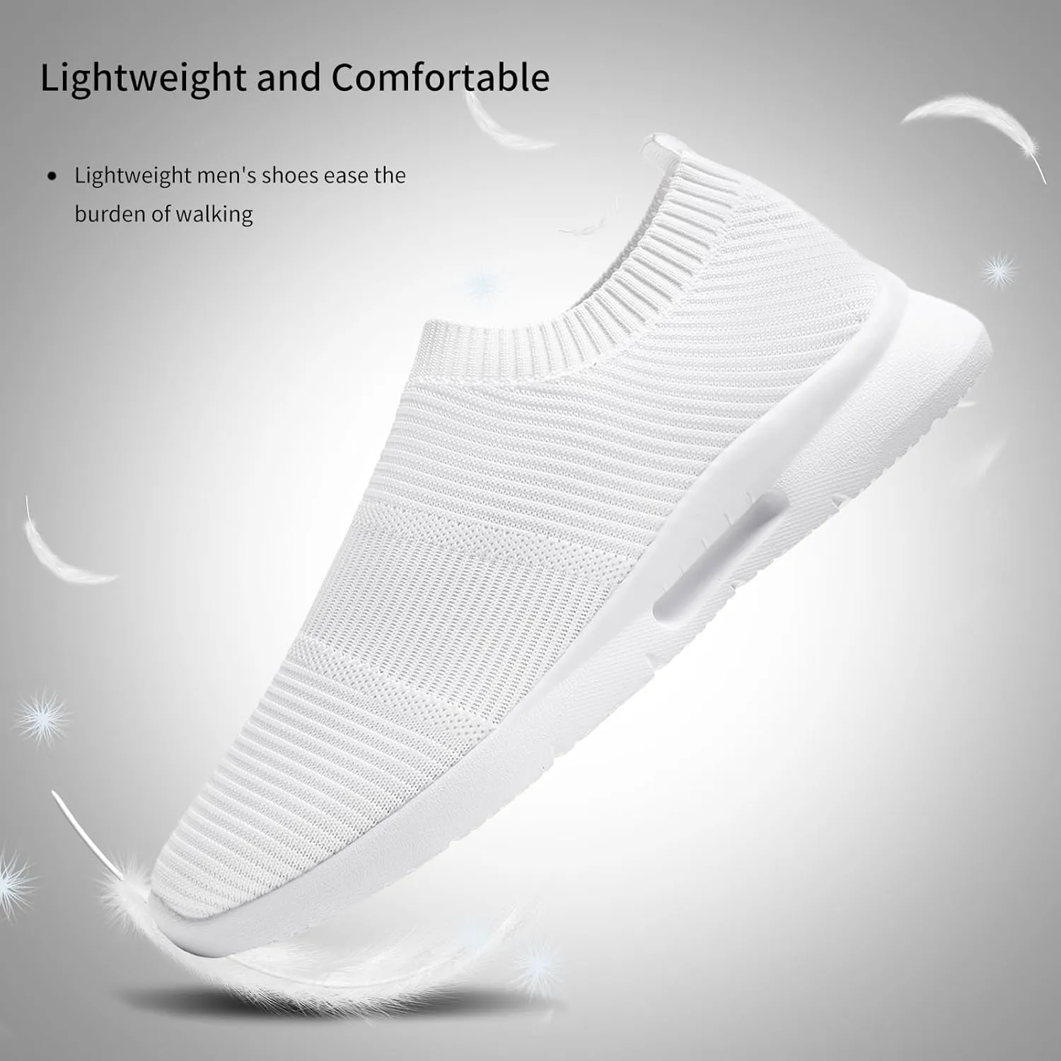 Black Shoes Mens Loafers & Slip-ons|Casual Dress Business Boat Shoes Lightweight Slip on Walking Sneakers Slippers