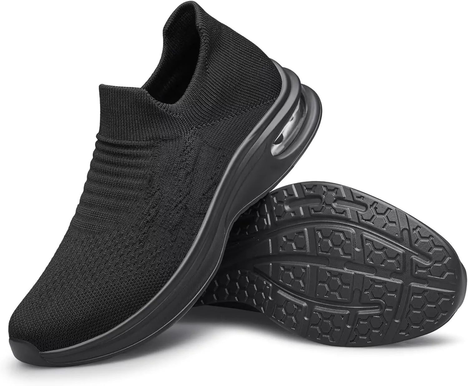 BNR Mens Flat Shoes Barefoot Sock Sneakers Casual Lightweight Comfortable Air Cushion Support