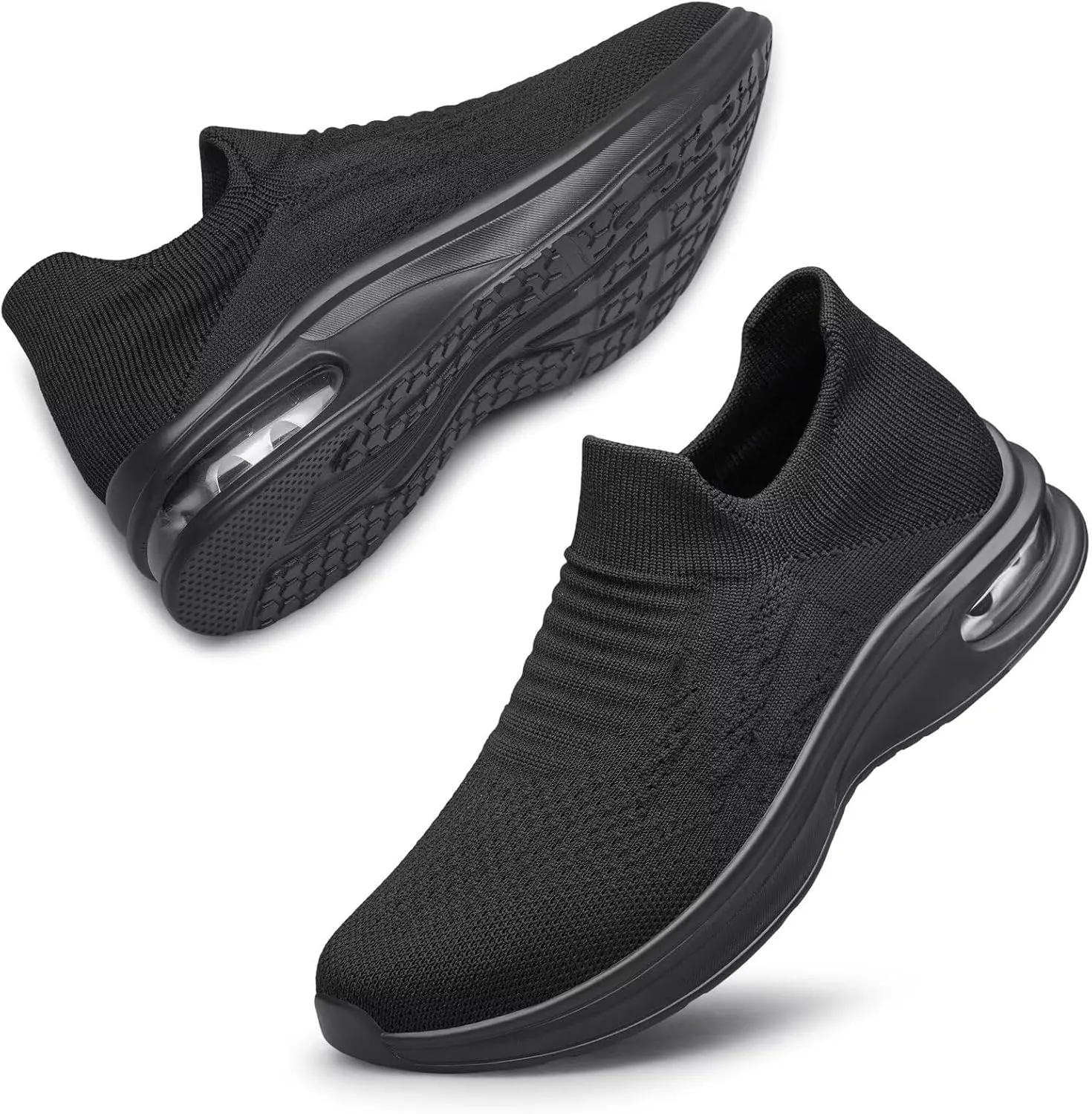 BNR Mens Flat Shoes Barefoot Sock Sneakers Casual Lightweight Comfortable Air Cushion Support
