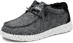 Bruno Marc Boys Girls Winter Slip-On Fur Casual Loafer
