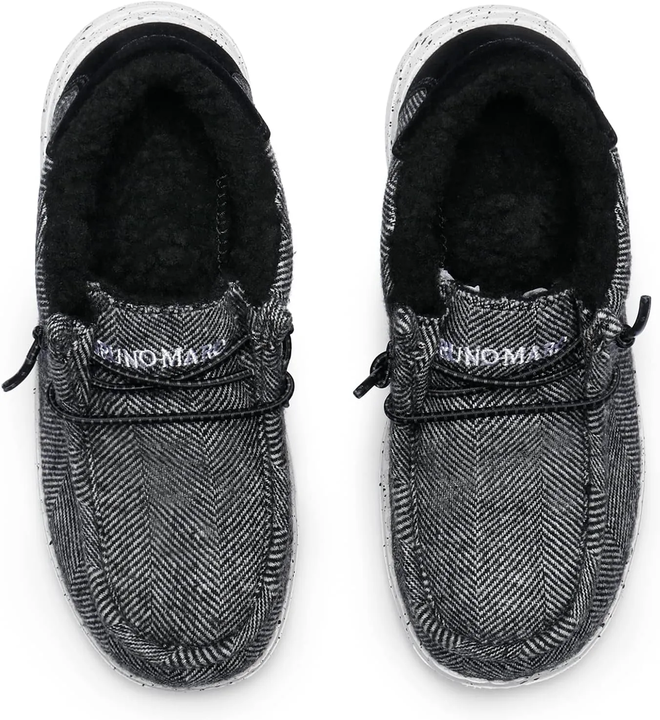 Bruno Marc Boys Girls Winter Slip-On Fur Casual Loafer