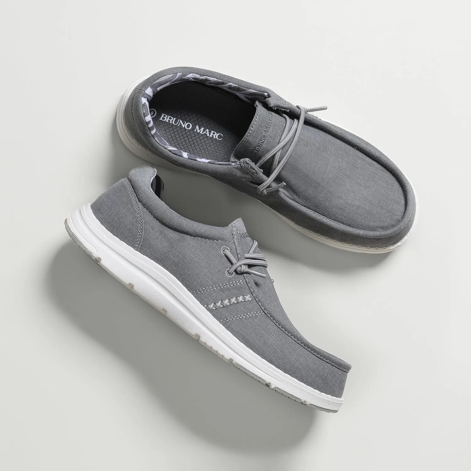 Bruno Marc Men's Casual Slip-on Loafers Stretch Shoes 1.0