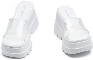 Cape Robbin Gardener Platform Clogs Slippers for Women, Women’s Fashion Comfortable Slip On Slides Shoes