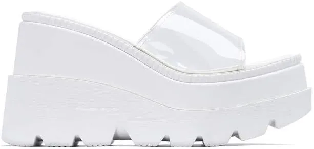 Cape Robbin Gardener Platform Clogs Slippers for Women, Women’s Fashion Comfortable Slip On Slides Shoes