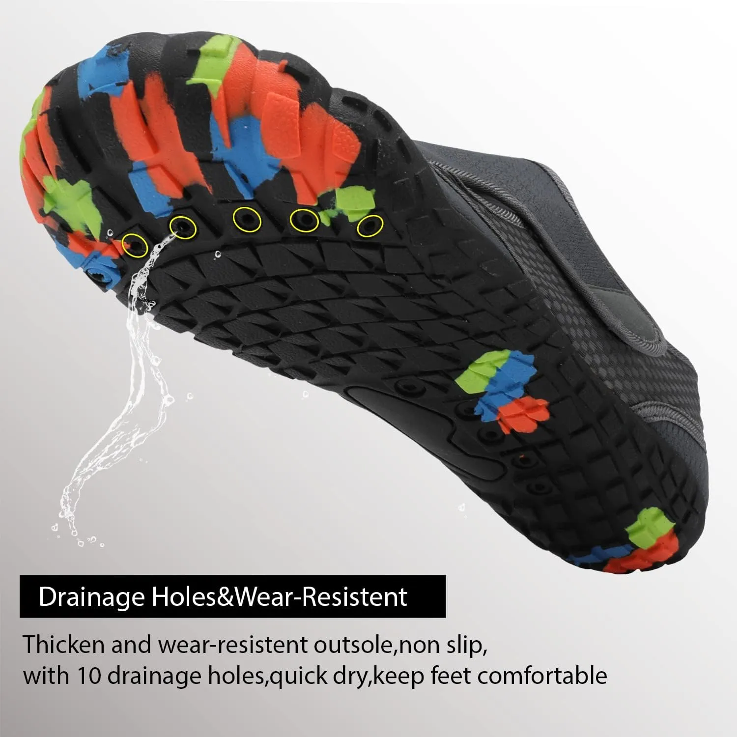 Centipede Demon Swim Water Shoes for Women Men Quick Dry Barefoot Aqua Sneakers Shoe for Beach Hiking Diving Boating River Outdoor Water Sports