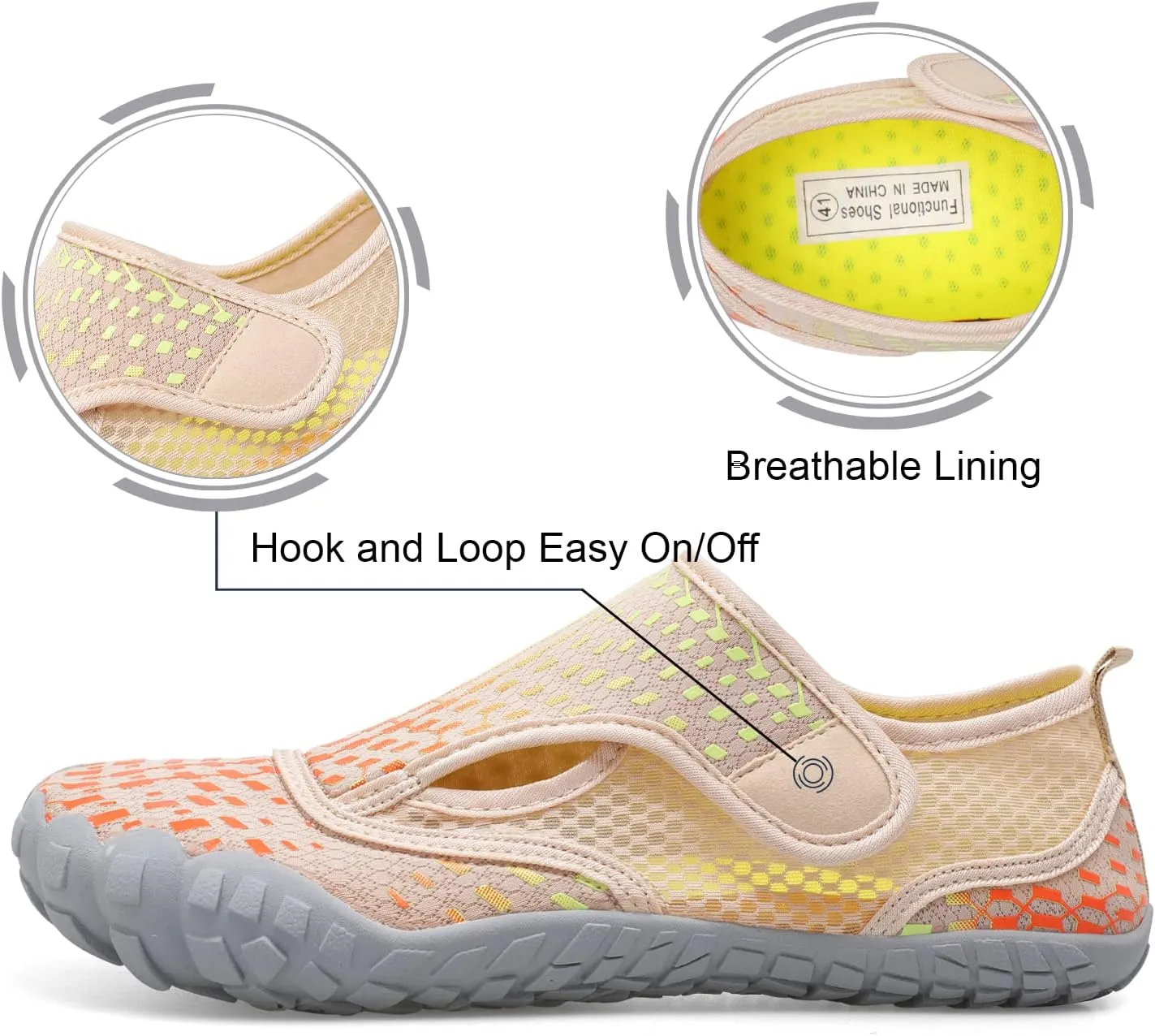 Centipede Demon Swim Water Shoes for Women Men Quick Dry Barefoot Aqua Sneakers Shoe for Beach Hiking Diving Boating River Outdoor Water Sports