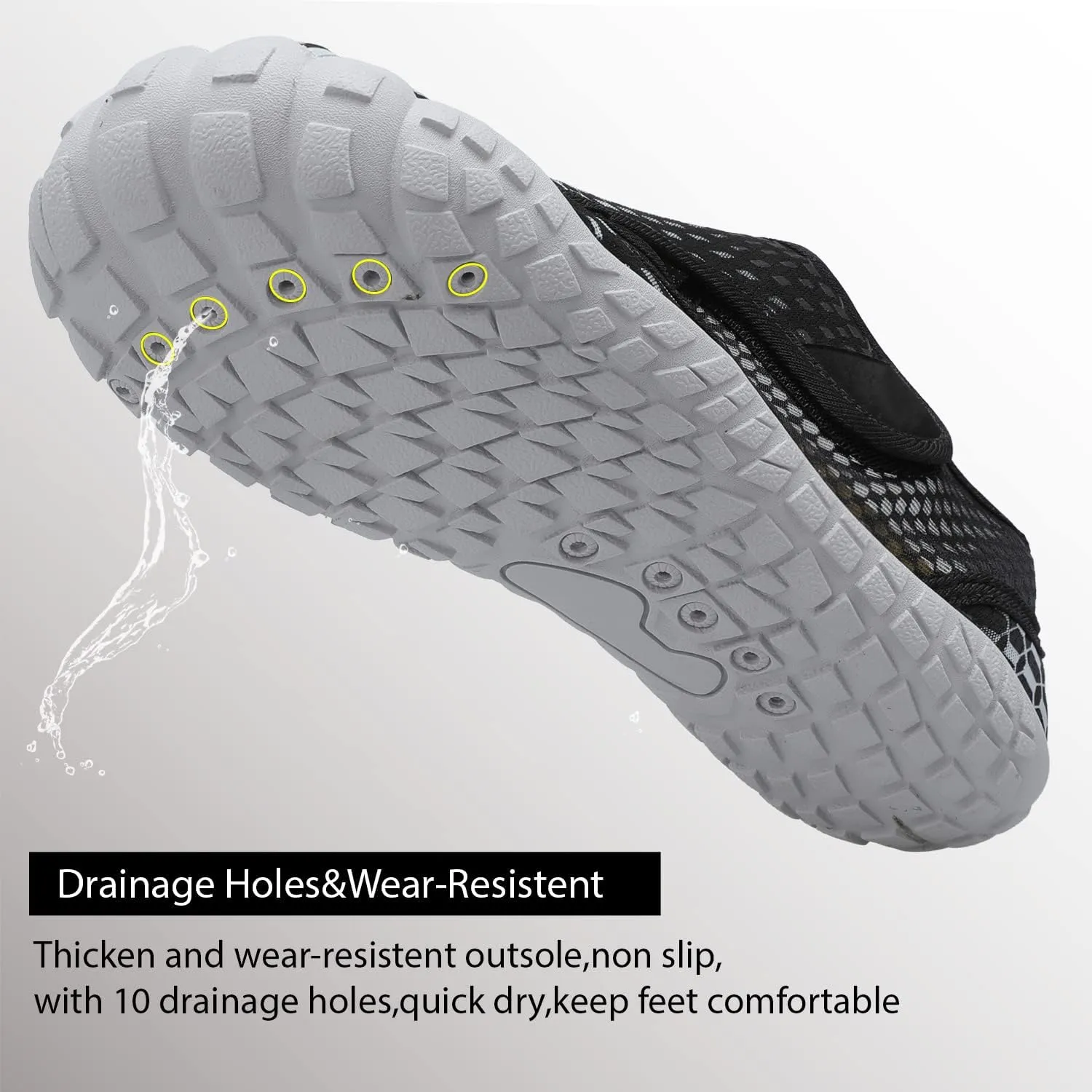Centipede Demon Swim Water Shoes for Women Men Quick Dry Barefoot Aqua Sneakers Shoe for Beach Hiking Diving Boating River Outdoor Water Sports