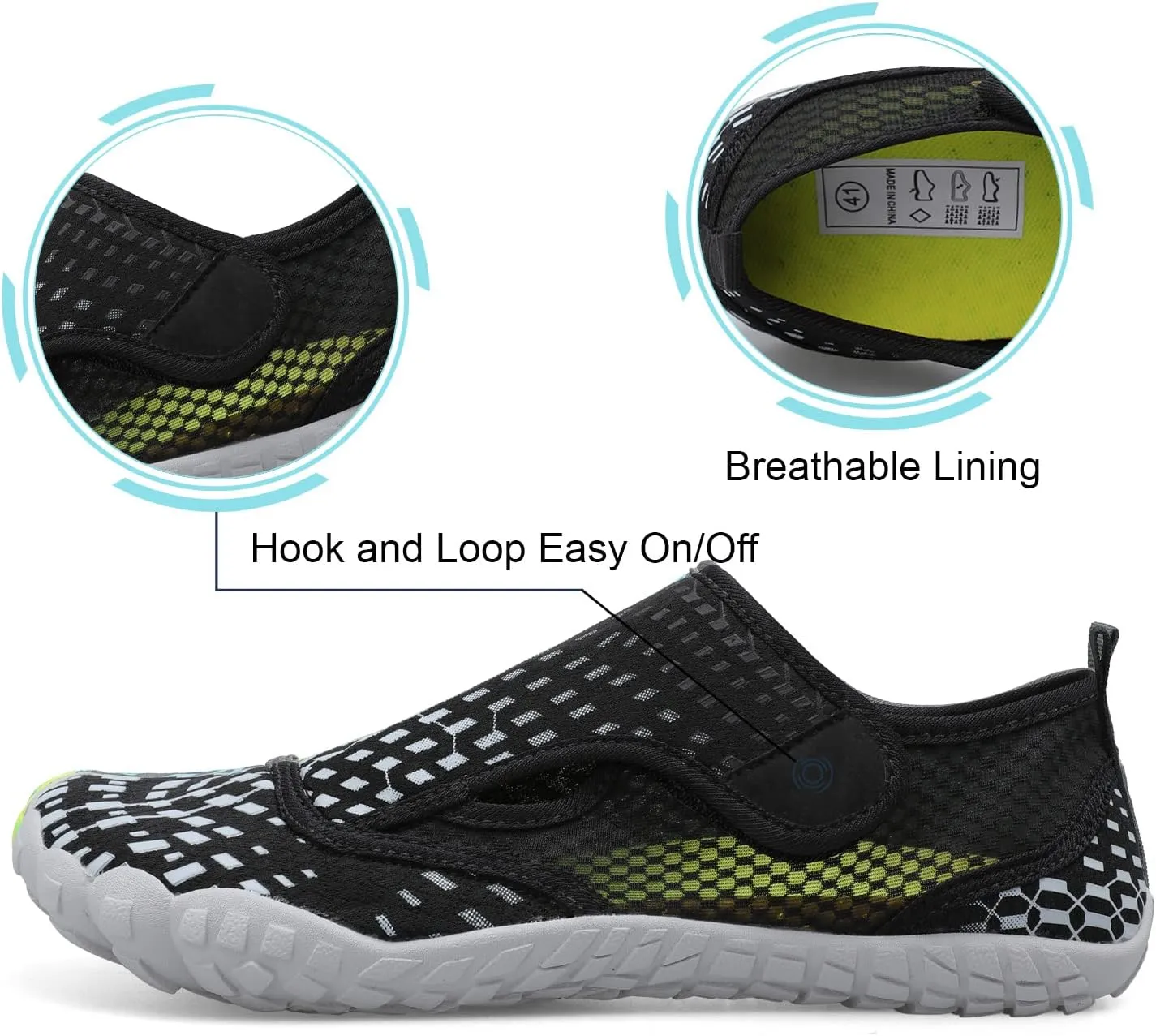 Centipede Demon Swim Water Shoes for Women Men Quick Dry Barefoot Aqua Sneakers Shoe for Beach Hiking Diving Boating River Outdoor Water Sports
