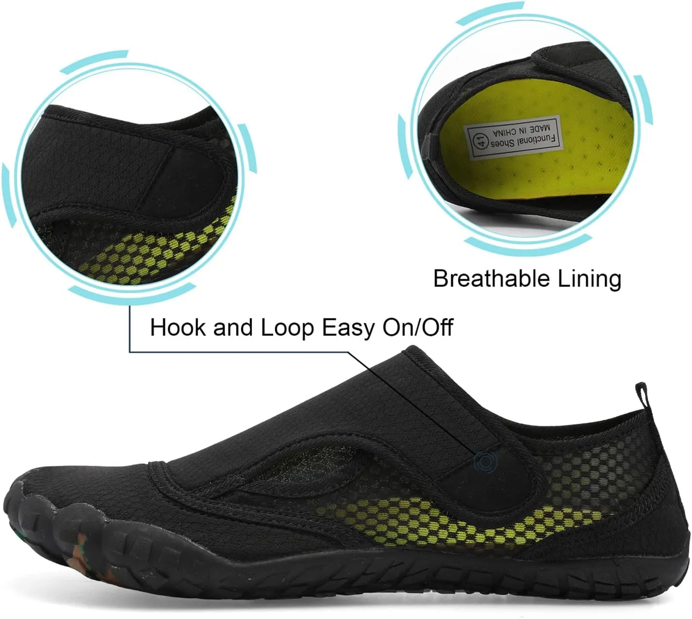 Centipede Demon Swim Water Shoes for Women Men Quick Dry Barefoot Aqua Sneakers Shoe for Beach Hiking Diving Boating River Outdoor Water Sports