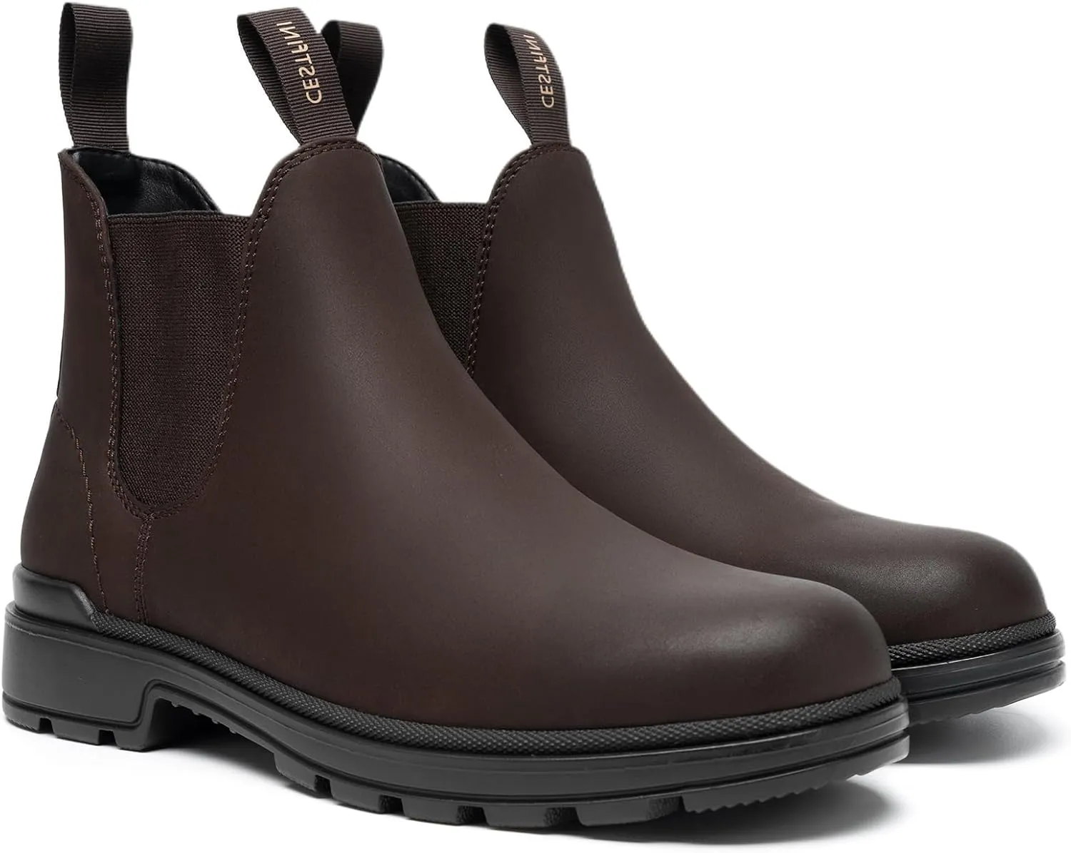 Cestfini Mens Slip On Chelsea Boots
