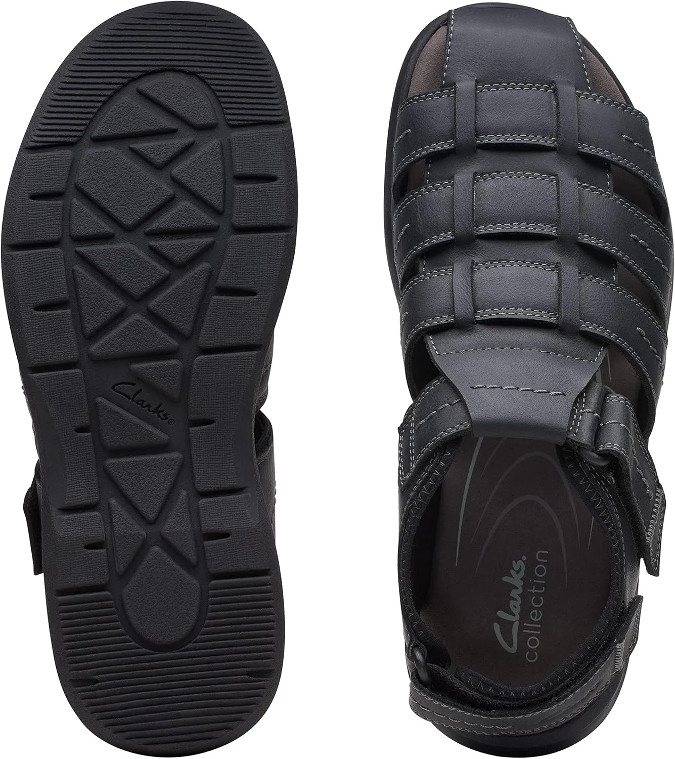 Clarks Men's Walkford Fish Flat Sandal