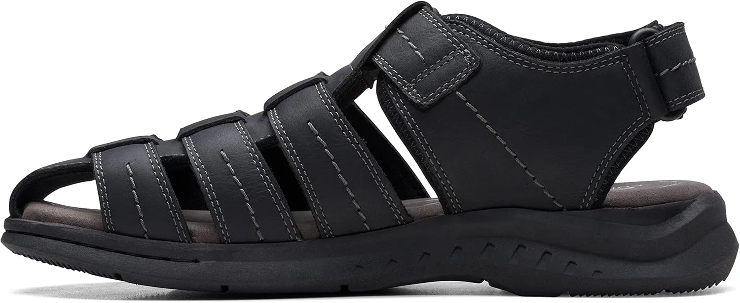 Clarks Men's Walkford Fish Flat Sandal
