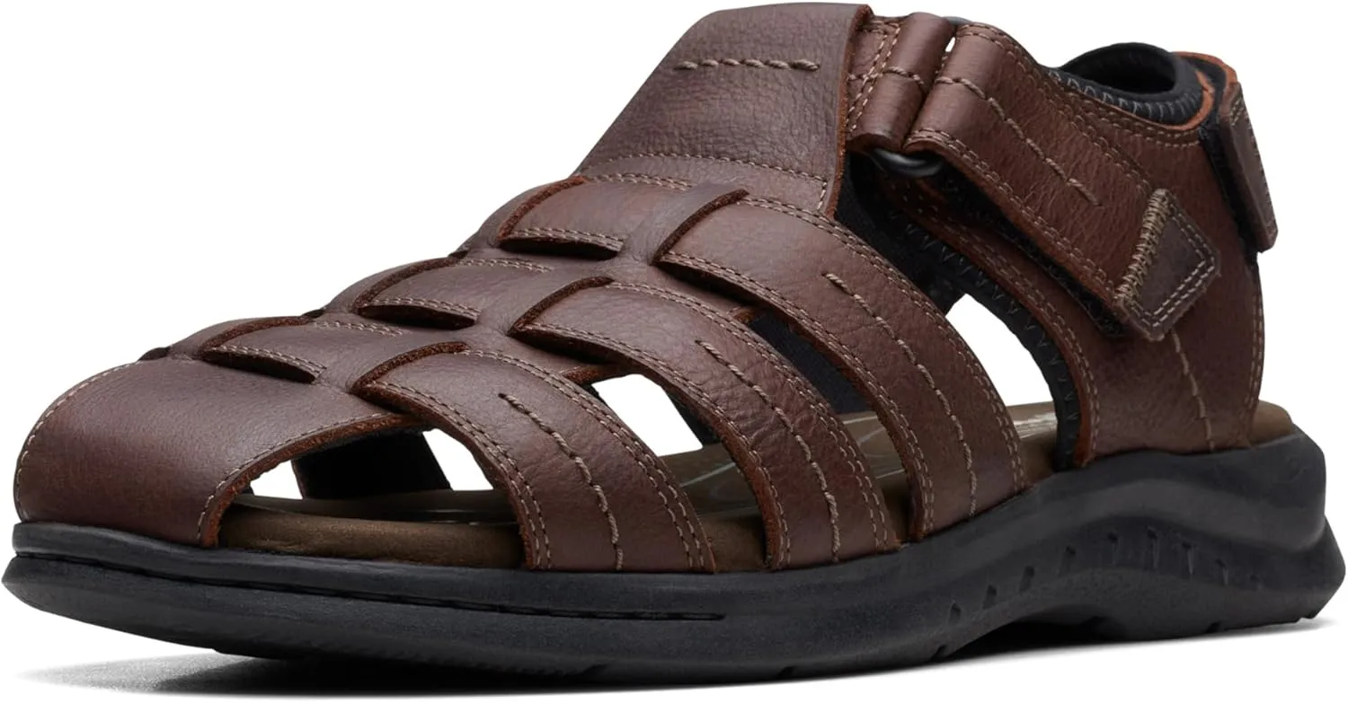 Clarks Men's Walkford Fish Flat Sandal
