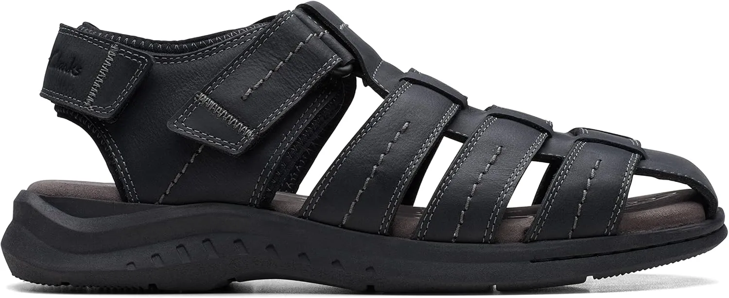 Clarks Men's Walkford Fish Flat Sandal