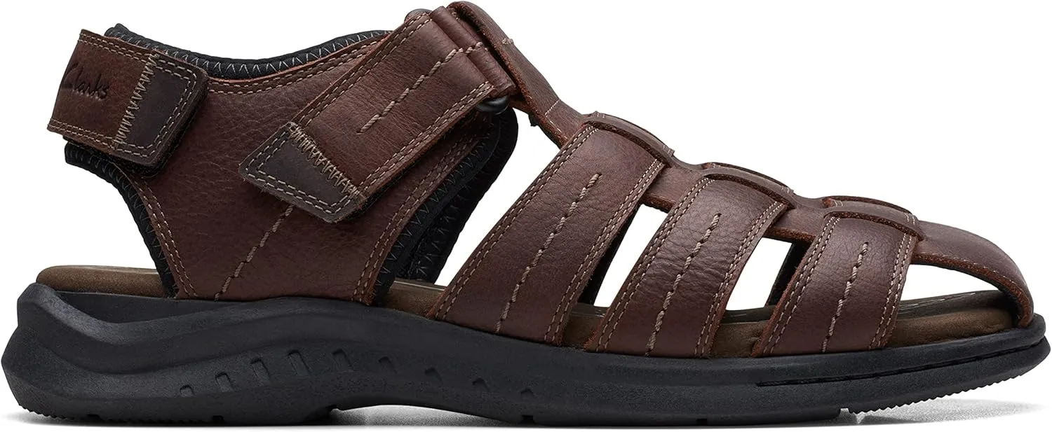 Clarks Men's Walkford Fish Flat Sandal