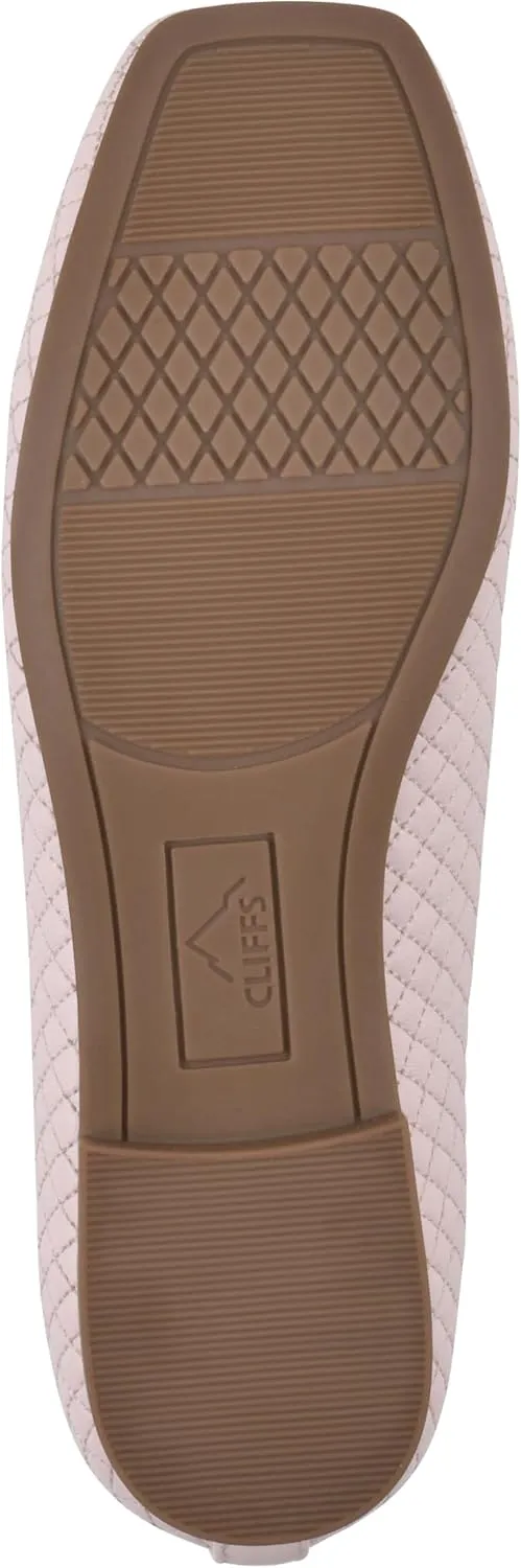 CLIFFS BY WHITE MOUNTAIN Women's Bessy Quilted Ballet Flat