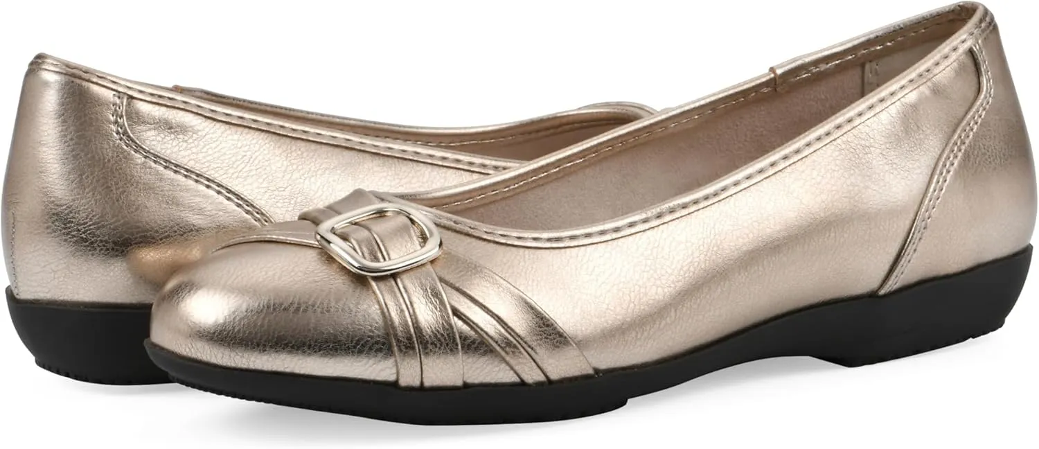 CLIFFS BY WHITE MOUNTAIN Women's Calming Cushioned Ballet Flat