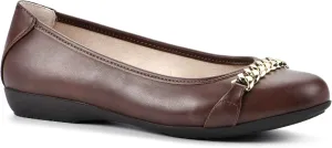 CLIFFS BY WHITE MOUNTAIN Women's Charmed Cushioned Ballet Flat