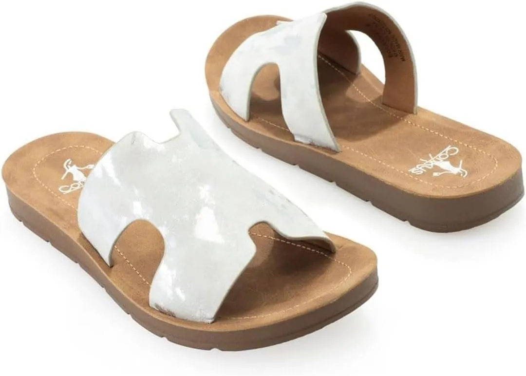 Corkys Footwear Women's Bogalusa Casual Modern Slip On Sandal