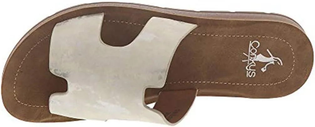 Corkys Footwear Women's Bogalusa Casual Modern Slip On Sandal