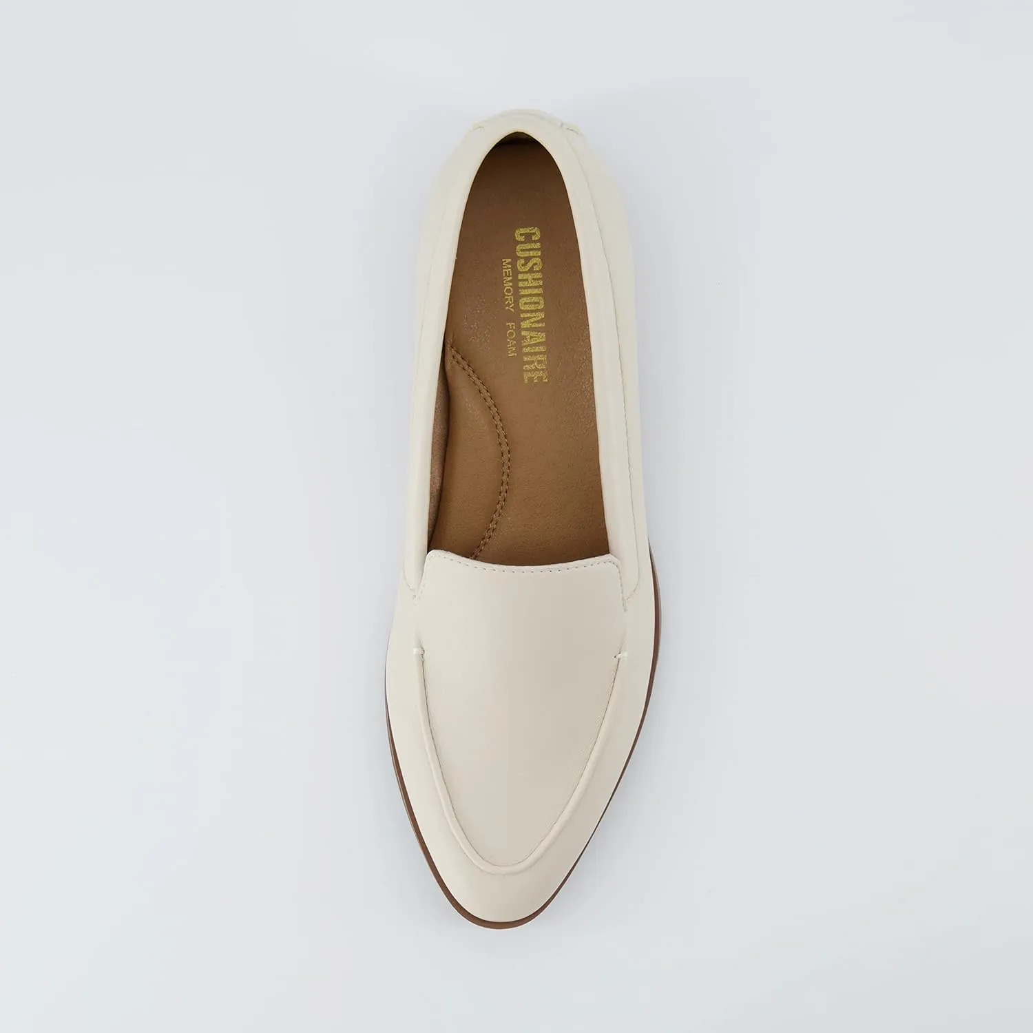 CUSHIONAIRE Women's Belmont Slip on Loafer  Memory Foam, Wide Widths Available