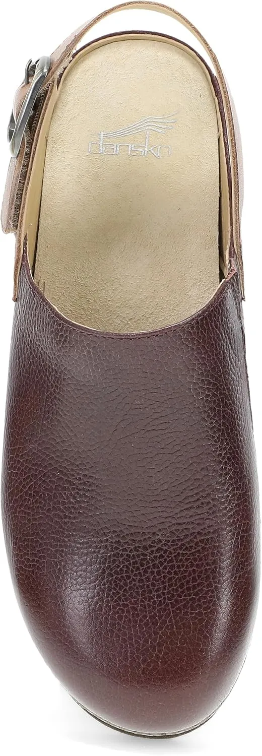 Dansko Women's Merrin Sling-Back Mule Clog-Dual Density Cork/EVA Midsole and Lightweight Rubber Outsole Provide Durable and Comfortable Ride on Patented Stapled Construction