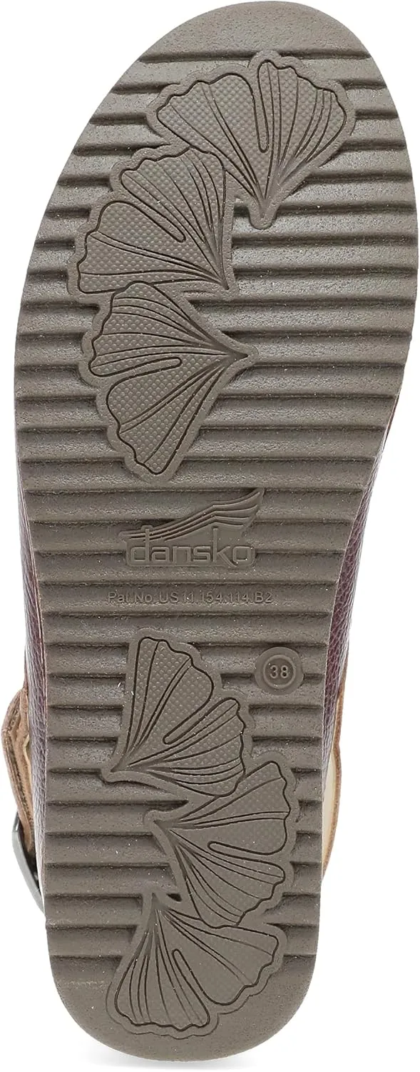 Dansko Women's Merrin Sling-Back Mule Clog-Dual Density Cork/EVA Midsole and Lightweight Rubber Outsole Provide Durable and Comfortable Ride on Patented Stapled Construction