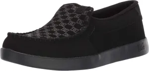 DC Men's Villain 2 Casual Slip On Skate Shoe Slipper, Black, 8