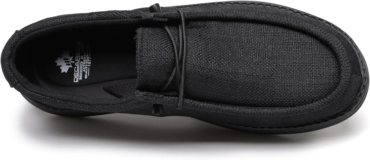 DECARSDZ Men's Casual Slip on Loafers Shoes Stretch Shoe Comfortable & Light-Weigh Use for Commuting Leisure Light Exercise