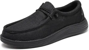 DECARSDZ Men's Casual Slip on Loafers Shoes Stretch Shoe Comfortable & Light-Weigh Use for Commuting Leisure Light Exercise