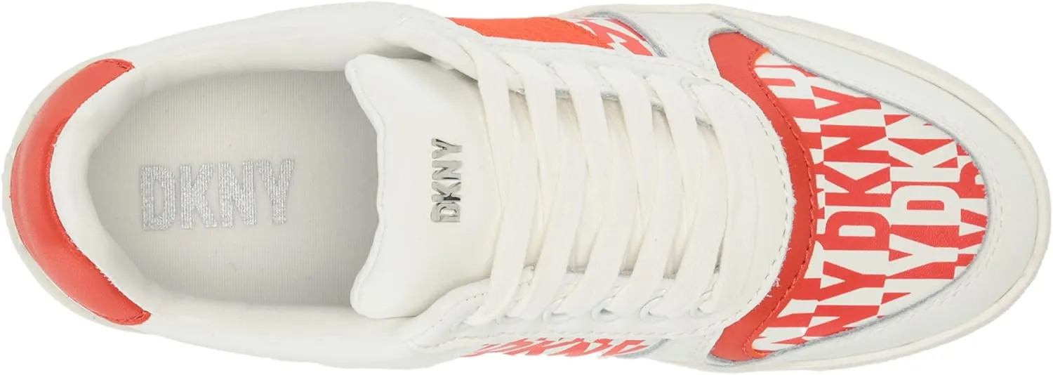 DKNY Women's Odlin Everyday Lace Up Platform Sneaker